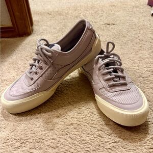 Sperry Women's Perforated Lace-Up Sneakers in Dusty Mauve
